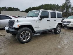 Jeep salvage cars for sale: 2015 Jeep Wrangler Unlimited Sahara