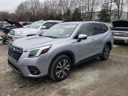 Salvage cars for sale at North Billerica, MA auction: 2022 Subaru Forester Limited