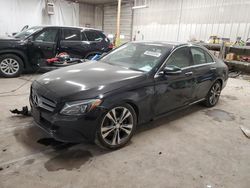 Salvage cars for sale at York Haven, PA auction: 2015 Mercedes-Benz C 300 4matic