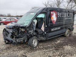 Salvage trucks for sale at Franklin, WI auction: 2019 Ford Transit T-250