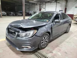 Subaru Legacy Vehiculos salvage en venta: 2018 Subaru Legacy 2.5I Premium