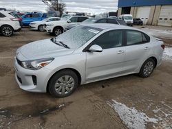 Salvage cars for sale at Woodhaven, MI auction: 2020 KIA Rio LX