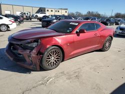 Salvage cars for sale at Wilmer, TX auction: 2017 Chevrolet Camaro LT