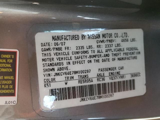 2008 Infiniti G37 Base