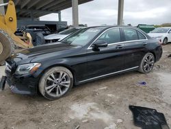 Salvage cars for sale from Copart West Palm Beach, FL: 2018 Mercedes-Benz C300