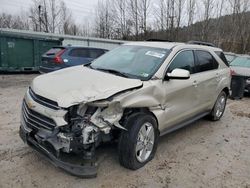 Salvage cars for sale at Hurricane, WV auction: 2016 Chevrolet Equinox LT