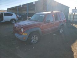 Jeep Liberty Sport salvage cars for sale: 2005 Jeep Liberty Sport