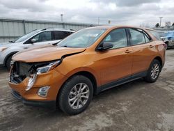 Salvage cars for sale at Dyer, IN auction: 2018 Chevrolet Equinox LS