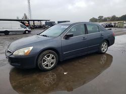 Honda salvage cars for sale: 2007 Honda Accord EX