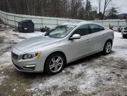 Salvage cars for sale at Center Rutland, VT auction: 2014 Volvo S60 T5