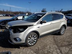 Salvage cars for sale at Bridgeton, MO auction: 2017 Ford Escape Titanium