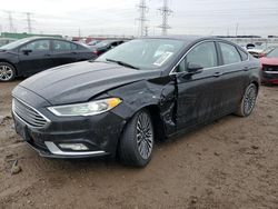 Salvage cars for sale at Elgin, IL auction: 2018 Ford Fusion TITANIUM/PLATINUM