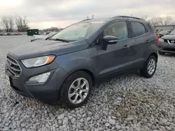 Salvage cars for sale at Barberton, OH auction: 2019 Ford Ecosport SE