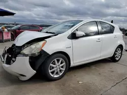 Toyota Prius salvage cars for sale: 2012 Toyota Prius C