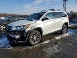 Salvage cars for sale from Copart Windsor, NJ: 2019 Toyota Highlander Hybrid