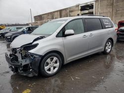 Toyota Sienna le salvage cars for sale: 2011 Toyota Sienna LE