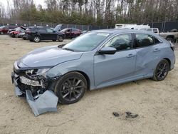 Honda salvage cars for sale: 2021 Honda Civic EX