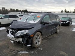 Salvage cars for sale at Windham, ME auction: 2020 Honda Odyssey EXL