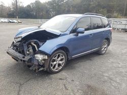 Salvage cars for sale at Savannah, GA auction: 2015 Subaru Forester 2.5I Touring