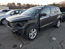 Salvage cars for sale at Exeter, RI auction: 2018 Ford Escape SE