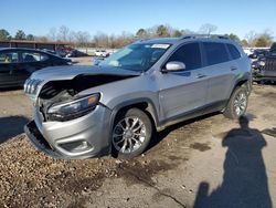 Jeep salvage cars for sale: 2019 Jeep Cherokee Latitude Plus