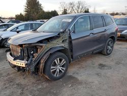 Salvage cars for sale at Finksburg, MD auction: 2017 Honda Pilot EXL