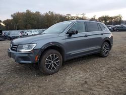 Volkswagen salvage cars for sale: 2021 Volkswagen Tiguan SE