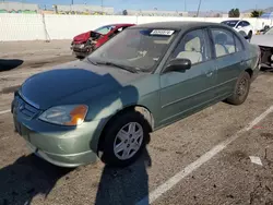 Salvage cars for sale at Van Nuys, CA auction: 2003 Honda Civic LX