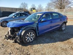 Honda salvage cars for sale: 2022 Honda Civic LX