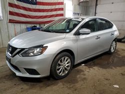 Salvage cars for sale at Lyman, ME auction: 2018 Nissan Sentra S