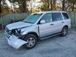 Salvage cars for sale at China Grove, NC auction: 2004 Honda Pilot EXL