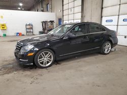 Mercedes-Benz salvage cars for sale: 2014 Mercedes-Benz C 300 4matic