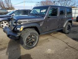 Jeep salvage cars for sale: 2021 Jeep Wrangler Unlimited Sport