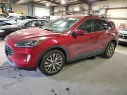 Salvage cars for sale at Eldridge, IA auction: 2020 Ford Escape Titanium