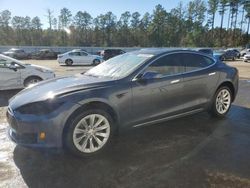 Salvage cars for sale at Harleyville, SC auction: 2015 Tesla Model S 85D