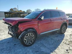 Salvage cars for sale at Loganville, GA auction: 2022 Hyundai Santa FE Limited