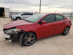 Salvage cars for sale at Andrews, TX auction: 2013 Dodge Dart SXT