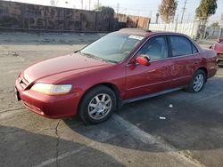 Honda salvage cars for sale: 2002 Honda Accord EX