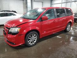 Salvage cars for sale at Ham Lake, MN auction: 2014 Dodge Grand Caravan R/T