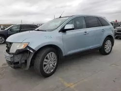 Salvage cars for sale at Grand Prairie, TX auction: 2008 Ford Edge Limited