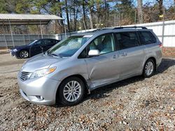 2014 Toyota Sienna XLE en venta en Austell, GA