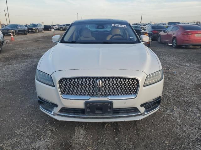 2018 Lincoln Continental Reserve