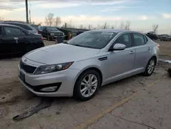 Salvage cars for sale at Pekin, IL auction: 2012 KIA Optima EX