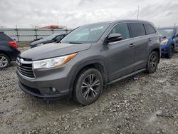 2016 Toyota Highlander XLE en venta en Cahokia Heights, IL