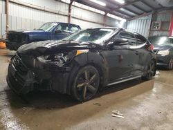 Salvage cars for sale at West Mifflin, PA auction: 2015 Hyundai Veloster Turbo