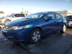 Salvage cars for sale from Copart Littleton, CO: 2013 Honda Civic LX