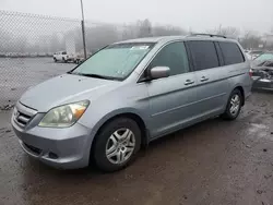 Honda salvage cars for sale: 2007 Honda Odyssey EXL