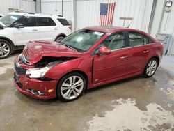 Salvage cars for sale at Franklin, WI auction: 2012 Chevrolet Cruze LTZ