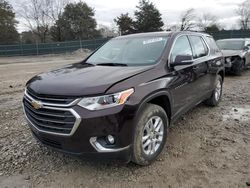 Salvage cars for sale at Madisonville, TN auction: 2021 Chevrolet Traverse LT