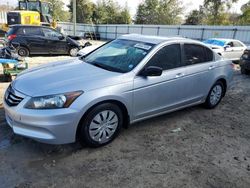 Vehiculos salvage en venta de Copart Midway, FL: 2012 Honda Accord LX